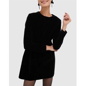Tuckernuck Black Velvet Dress